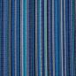 Preview: Outdoor Bezugsstoff  Liegestuhlstoff feine Streifen blau